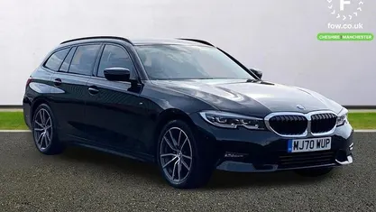 Used BMW 320 Sport Line 184 HP (135 kW) 2020 Black Estate
