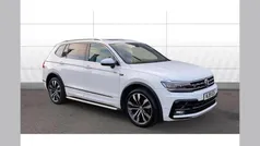 White Used 2018 VW Tiguan Allspace R-line SUV | £23,086 (Fair price)