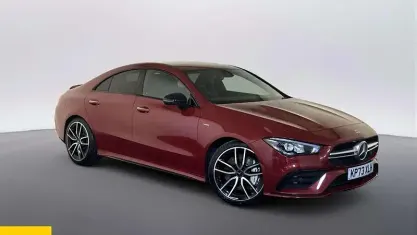 Used Mercedes CLA35 AMG Premium 306 HP (225 kW) 2022 Red Coupe