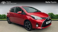 Red Used 2016 Toyota Yaris Design Hatchback | £7,537 (Fair price)