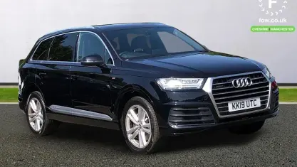 Used Audi Q7 S-Line 218 HP (160 kW) 2018 Black SUV