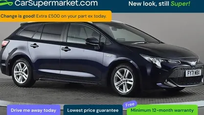Used Toyota Corolla 122 HP (89 kW) 2021 Blue Estate