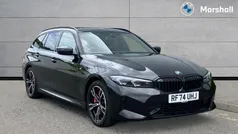 Black sapphire Used 2025 BMW 320 M Sport Estate | £34,849 (Fair price)