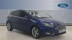 Blue Used 2015 Ford Focus Titanium Hatchback | £7,429 (Fair price)