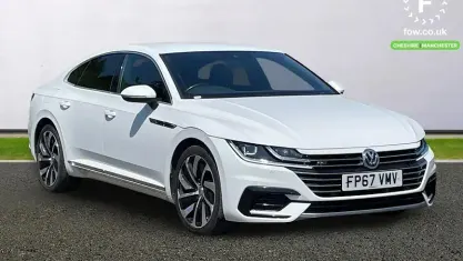 Used VW Arteon R-line 190 HP (139 kW) 2017 White Hatchback