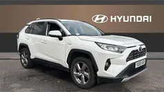 White Used 2019 Toyota RAV4 Hybrid Design SUV | £18,218 (Fair price)