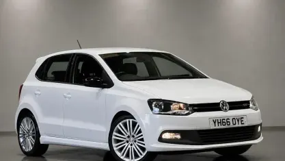Used VW Polo BlueGT 150 HP (110 kW) 2016 White Hatchback
