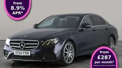 Blue Used 2019 Mercedes E220 AMG line Sedan | £18,560 (Fair price)