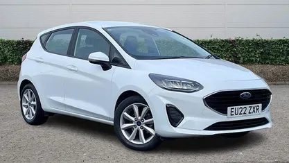 Used Ford Fiesta Trend 101 HP (74 kW) 2022 White Hatchback