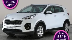 White Used 2016 Kia Sportage 2 SUV | £9,466 (Fair price)