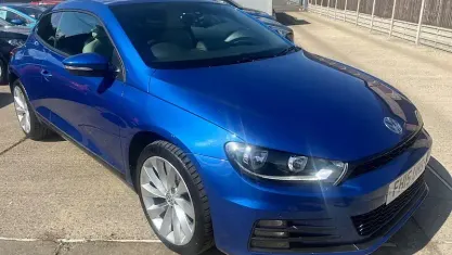 Used VW Scirocco GT 125 HP (91 kW) 2015 Blue Coupe