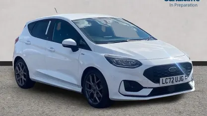 Used Ford Fiesta ST-Line 100 HP (73 kW) 2022 White Hatchback
