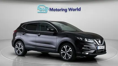 Black Used 2018 Nissan Qashqai N-Connecta SUV | £13,600 (Fair price)