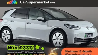 Used VW ID.3 Pro Performance 150 kW (204 HP) 2022 White Hatchback