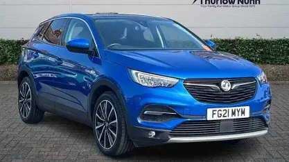 Used Vauxhall Grandland X Elite 131 HP (96 kW) 2021 Blue SUV