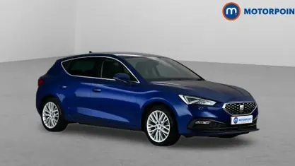 Used Seat Leon XCELLENCE 204 HP (150 kW) 2021 Blue Hatchback