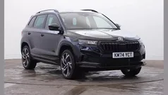 Black magic pearl effect Used 2024 Skoda Karoq SportLine SUV | £30,995 (Fair price)