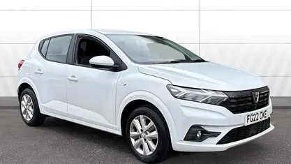 White Used 2022 Dacia Sandero Comfort Hatchback | £9,781 (Fair price)