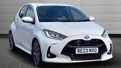 White Used 2023 Toyota Yaris Hybrid Hatchback | £19,301 (Fair price)