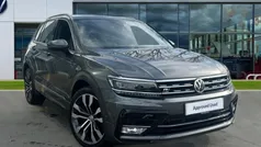 Indium grey metallic Used 2016 VW Tiguan R-line SUV | £19,149 (Fair price)