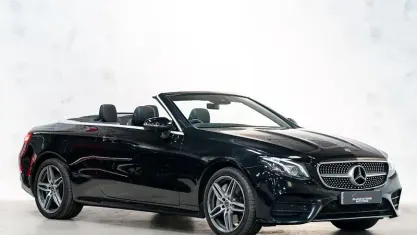 Used Mercedes E400 AMG line 340 HP (250 kW) 2019 Black Cabriolet