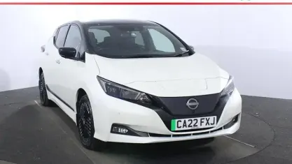 Occasion Nissan Leaf Tekna 160 kW (218 ch) 2022 Blanc Citadine