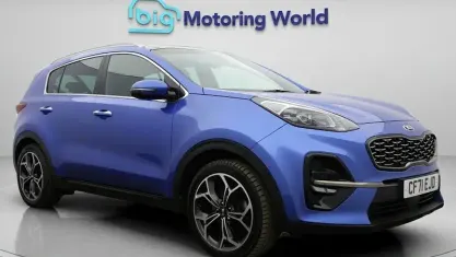 Used Kia Sportage GT-Line S 136 HP (100 kW) 2021 Blue SUV