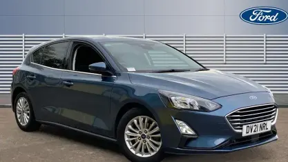 Usado Ford Focus Titanium 125 HP (91 kW) 2021 Azul Citadino