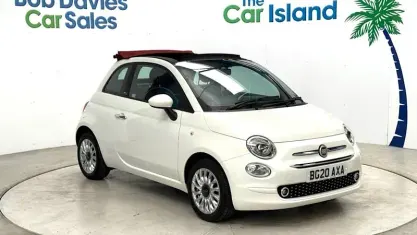 Used Fiat 500C Lounge 70 HP (51 kW) 2020 White Cabriolet