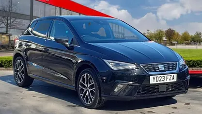 Used Seat Ibiza XCELLENCE 110 HP (80 kW) 2023 Black Hatchback