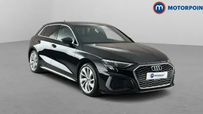 Used Audi A3 Sportback S-Line 150 HP (110 kW) 2022 Black Hatchback