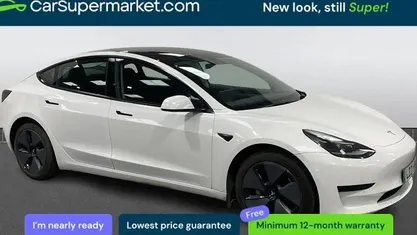 Used Tesla Model 3 Standard Range 208 kW (283 HP) 2021 White Sedan