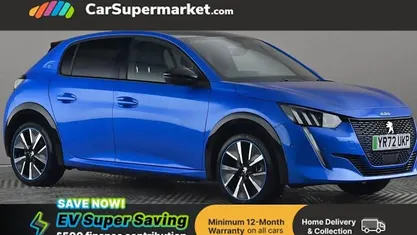 Used Peugeot e-208 Premium 100 kW (136 HP) 2022 Blue Hatchback