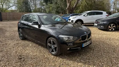 Used BMW 118 Sport Line 143 HP (105 kW) 2014 Black Hatchback
