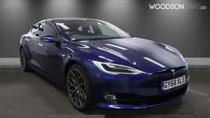 Used Tesla Model S 241 kW (328 HP) 2019 Blue Hatchback