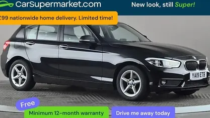 Used BMW 116 116 HP (85 kW) 2019 Black Hatchback