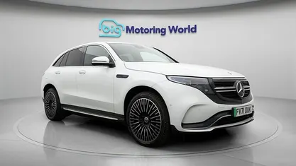 Used Mercedes EQC400 AMG line 300 kW (408 HP) 2022 White SUV