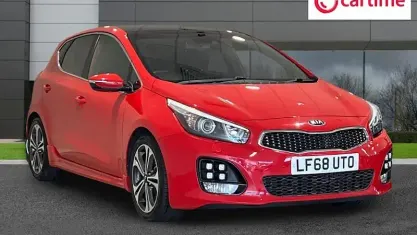 Used Kia Ceed GT-Line S 136 HP (100 kW) 2018 Red Hatchback