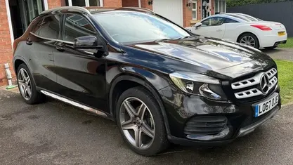 Used Mercedes GLA200 AMG line 136 HP (100 kW) 2017 Black SUV