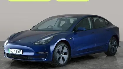 Used Tesla Model 3 Long Range AWD 366 kW (498 HP) 2022 Blue Sedan