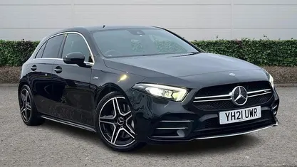 Used Mercedes A35 AMG Executive 306 HP (225 kW) 2021 Black Hatchback