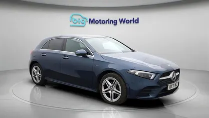 Blue Used 2021 Mercedes A250 AMG line Hatchback | £16,600 (Fair price)