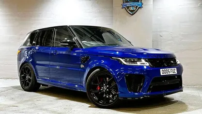 Used Land Rover Range Rover Sport SVR 575 HP (422 kW) 2018 Blue SUV