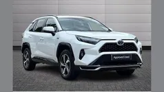 Pure white Used 2024 Toyota RAV4 Hybrid Design SUV | £34,995 (Fair price)