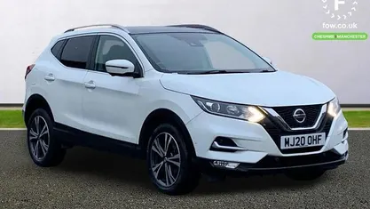 White Used 2020 Nissan Qashqai N-Connecta SUV | £12,599 (Fair price)