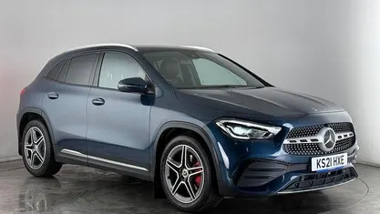 Used Mercedes GLA200 AMG line 150 HP (110 kW) 2021 Blue SUV
