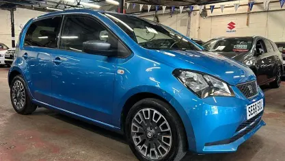 Begagnad Seat Mii Design 60 HK (44 kW) 2019 Blå Halvkombi