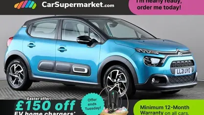 Used Citroën C3 PureTech 83 HP (61 kW) 2021 Blue Hatchback