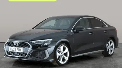 Used Audi A3 S-Line 110 HP (80 kW) 2023 Black Sedan