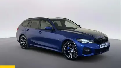 Used BMW 330e M Sport 292 HP (214 kW) 2022 Blue Estate